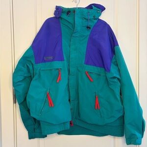 VINTAGE Rare Columbia Vamoose 3-in1 Insulated Waterproof Mens Vibrant Jacket